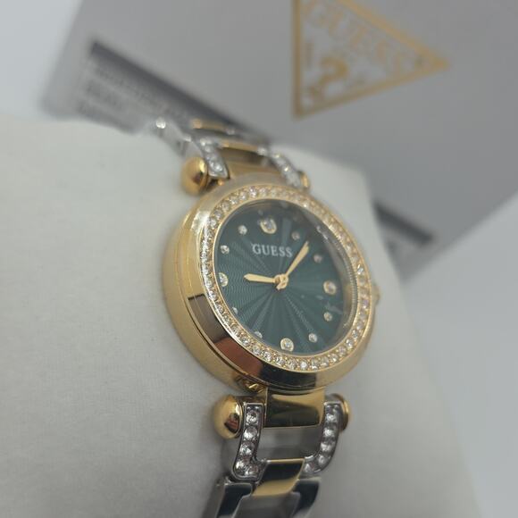 GUESS Ginger Ladies 2-Tone Gold Tone Analog Watch